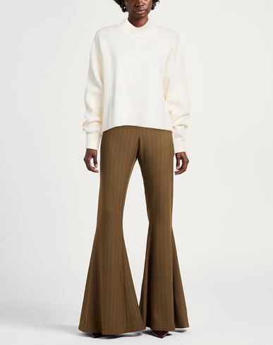 Woman Turtleneck Cream Size L Wool, Cashmere