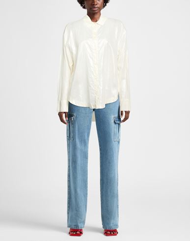 Woman Shirt White Size M Cotton