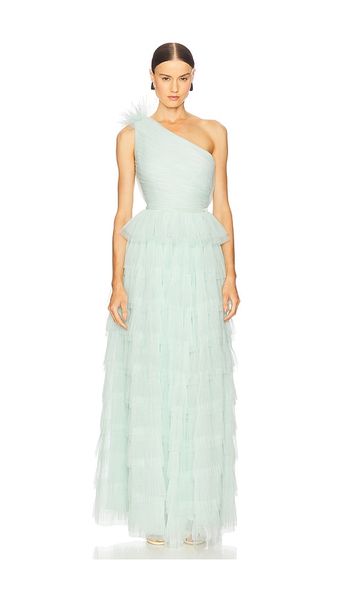 SAU LEE Samantha Gown in Mint.  8. Also in 0, 10, 2