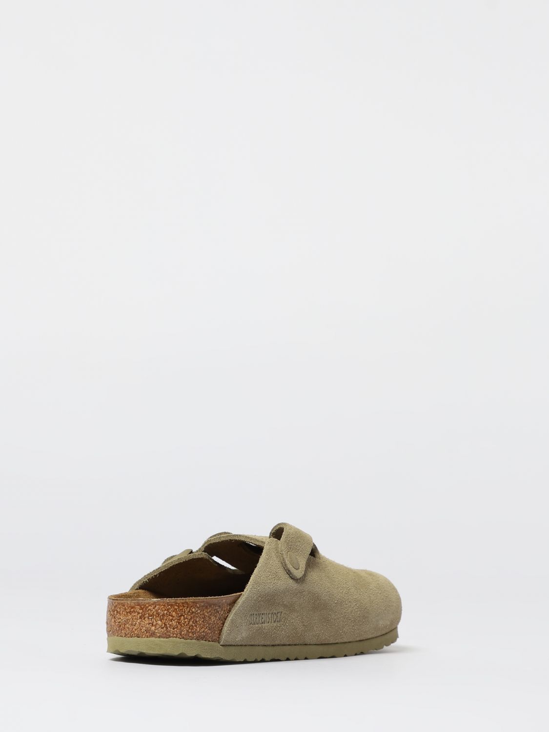 Boston suede slippers - Green