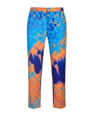Man Pants Light blue Size 34 Polyester, Elastane