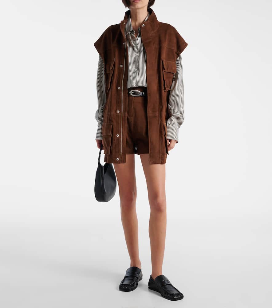 Turin oversized suede jacket