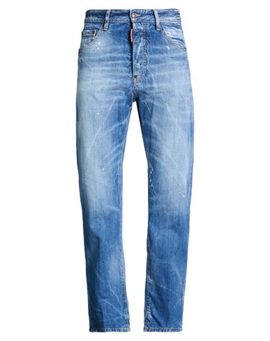 Man Jeans Blue Size 34 Cotton