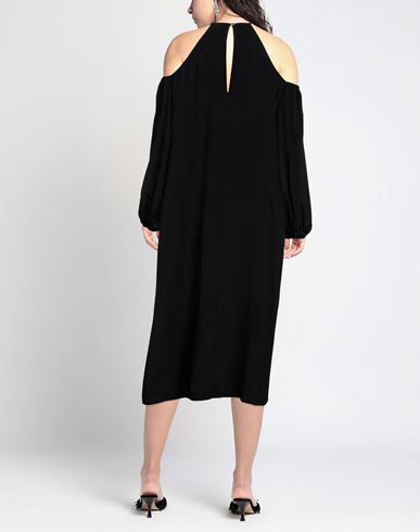 Même Road Woman Maxi dress Black Size 2 Acetate, Silk
