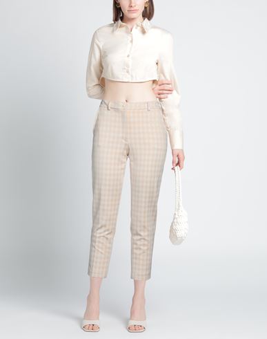 Seventy Venezia Woman Pants Beige Size 10 Polyester, Viscose, Elastane