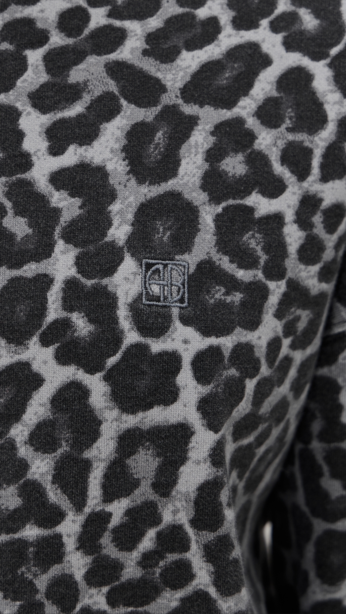 Miles Grey Leopard Sweatshirt Leopard