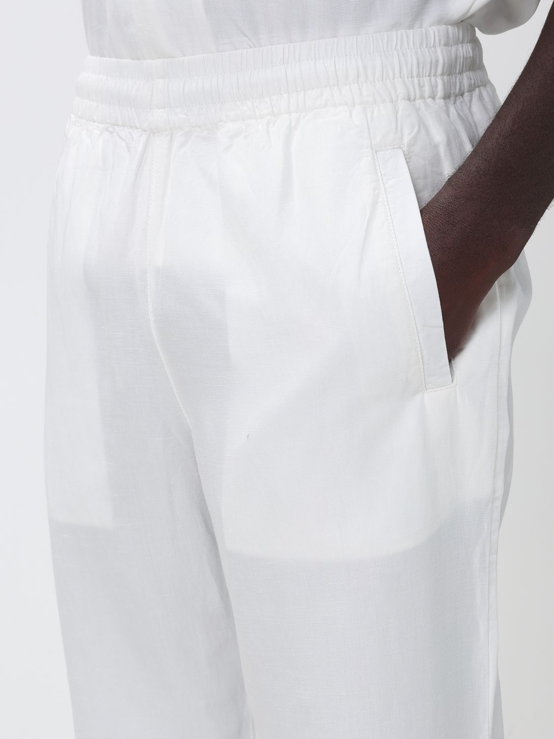 Pants Men color Ivory
