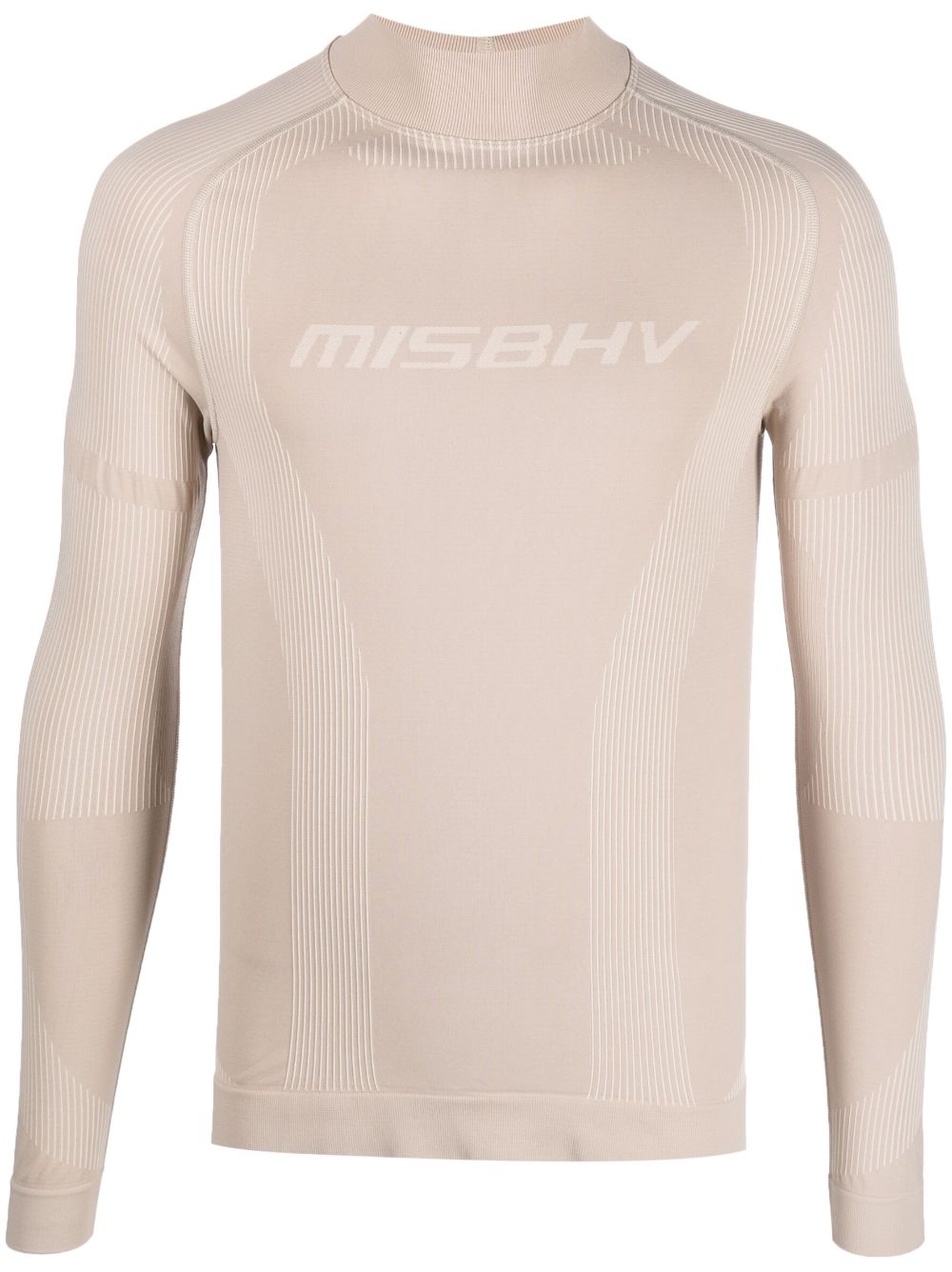High-neck compression top - Neutrals