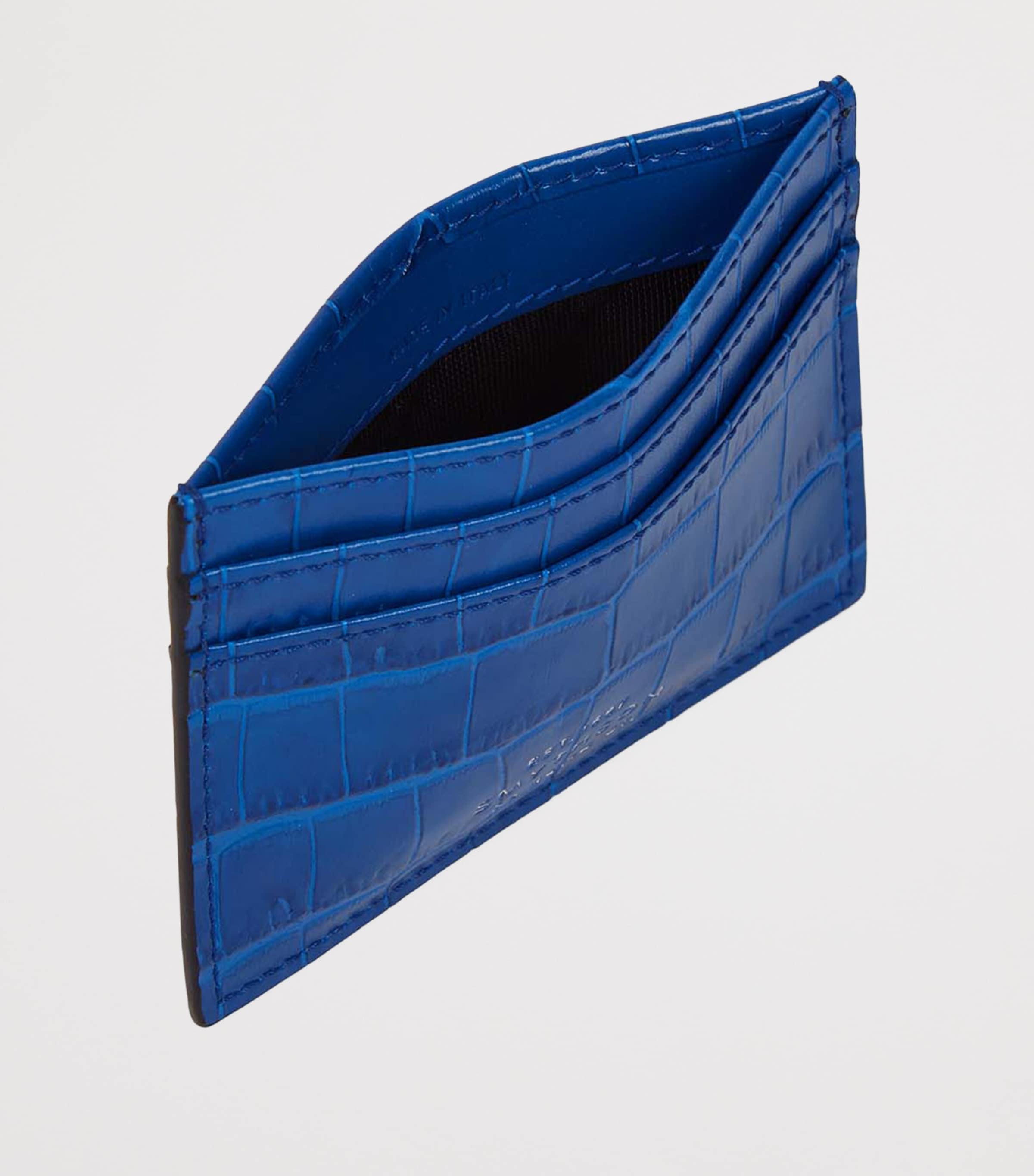 Smythson Leather Mara Flat Card Holder