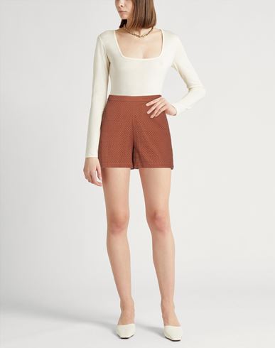 Woman Shorts & Bermuda Shorts Brown