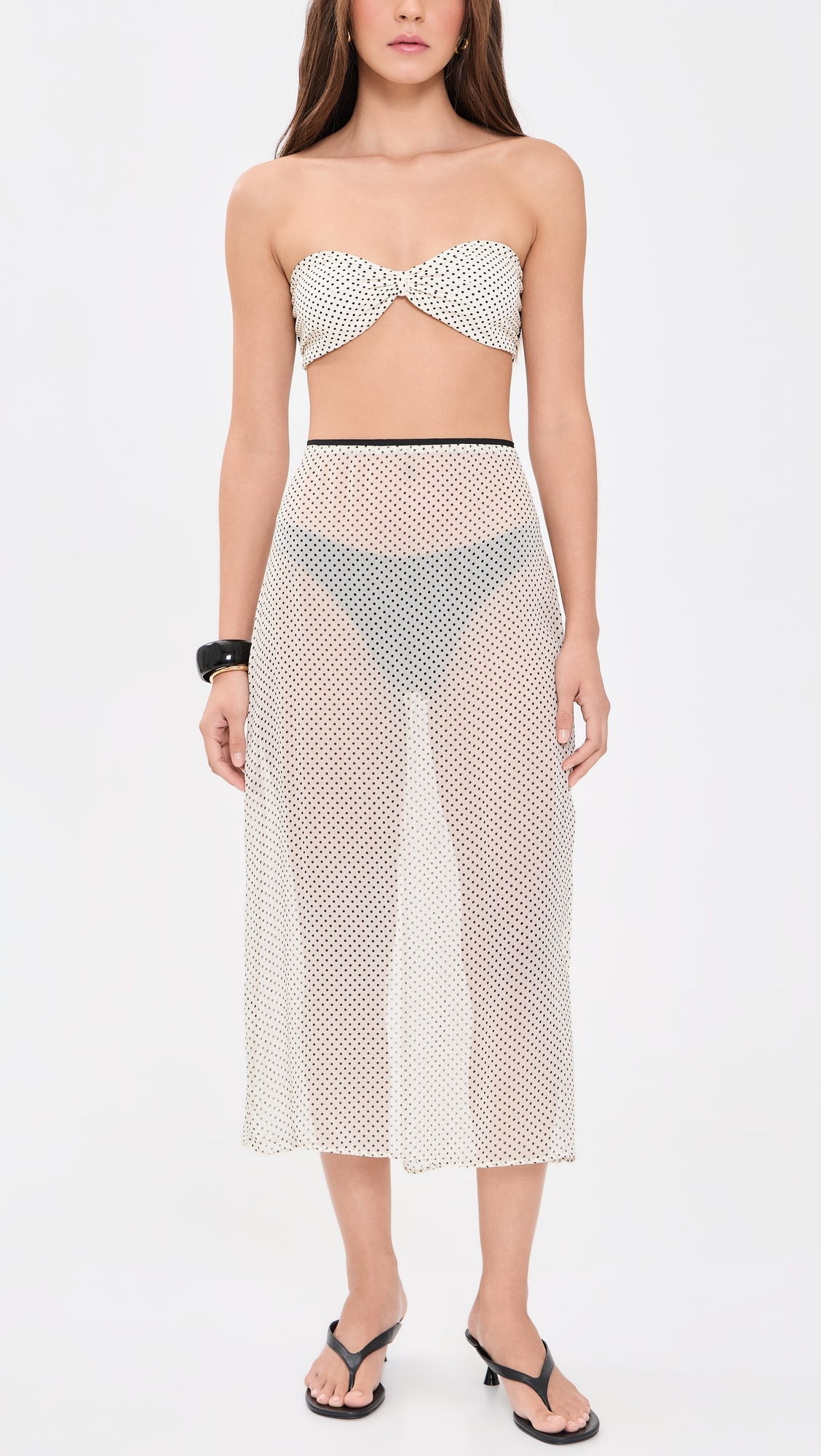 Delphine Bikini Set Black/Polka Dot M