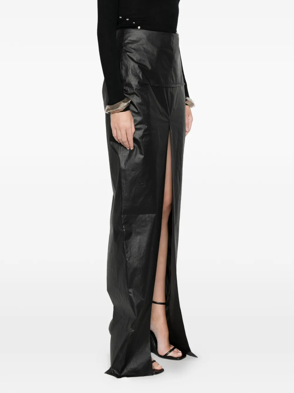 Rick Owens Sliced Skirt in Black