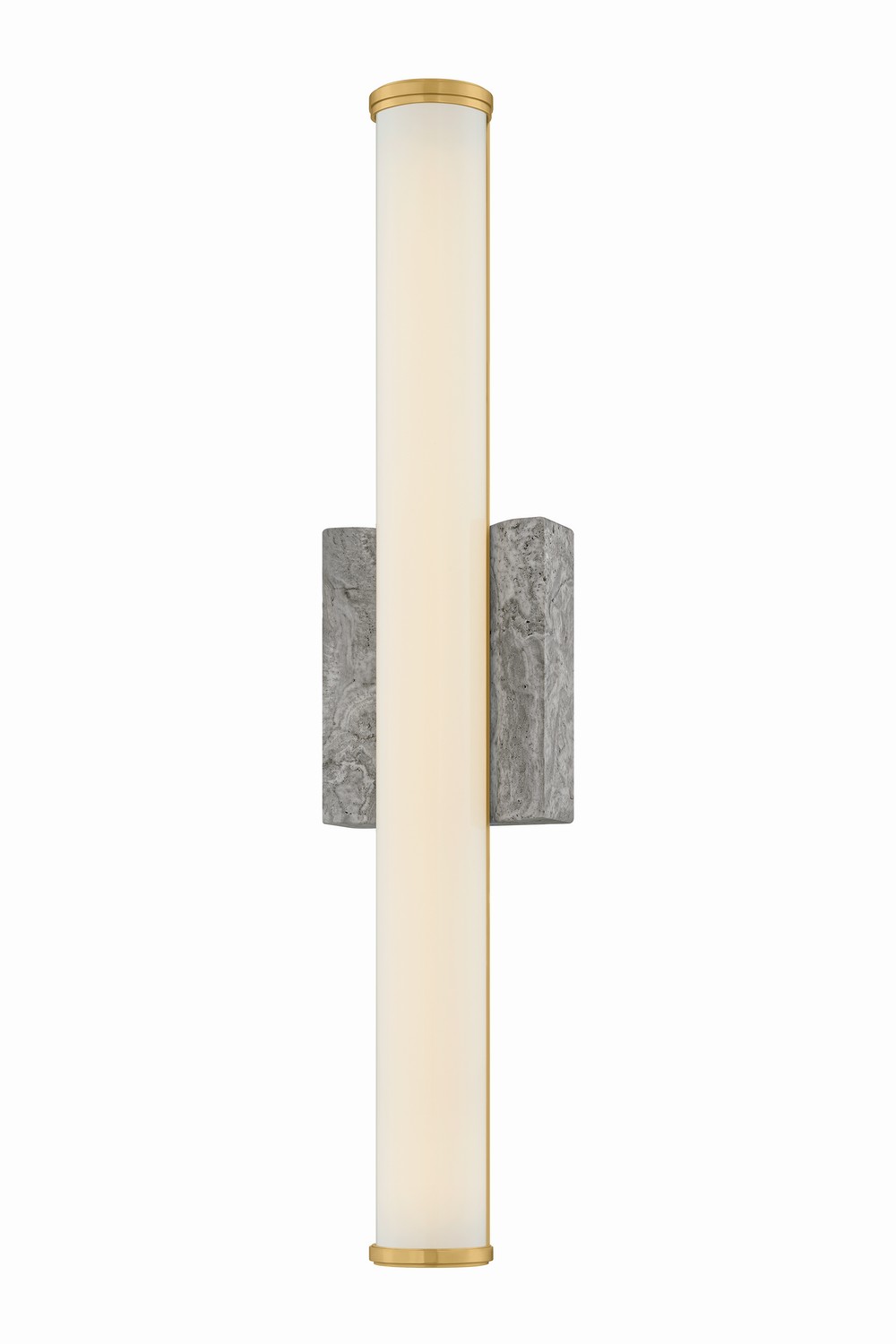 Aged Brass LED Wall Sconce from the Stony Point Collection
