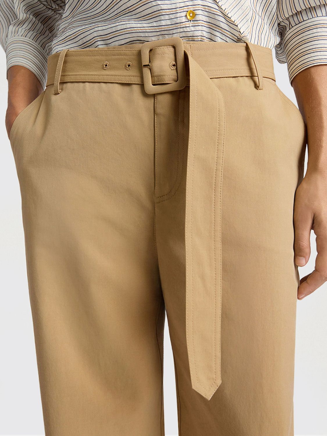 MOMONÌ Pants Woman color Brown