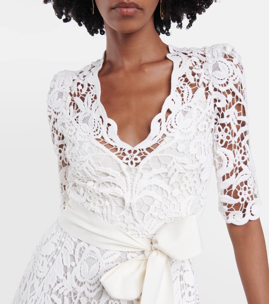 Elie Saab Lace midi dress