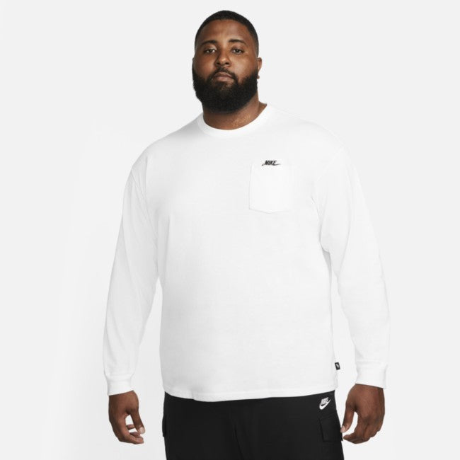 Sportswear Premium Essentials T-Shirt Men's White Long Sleeve SRT545