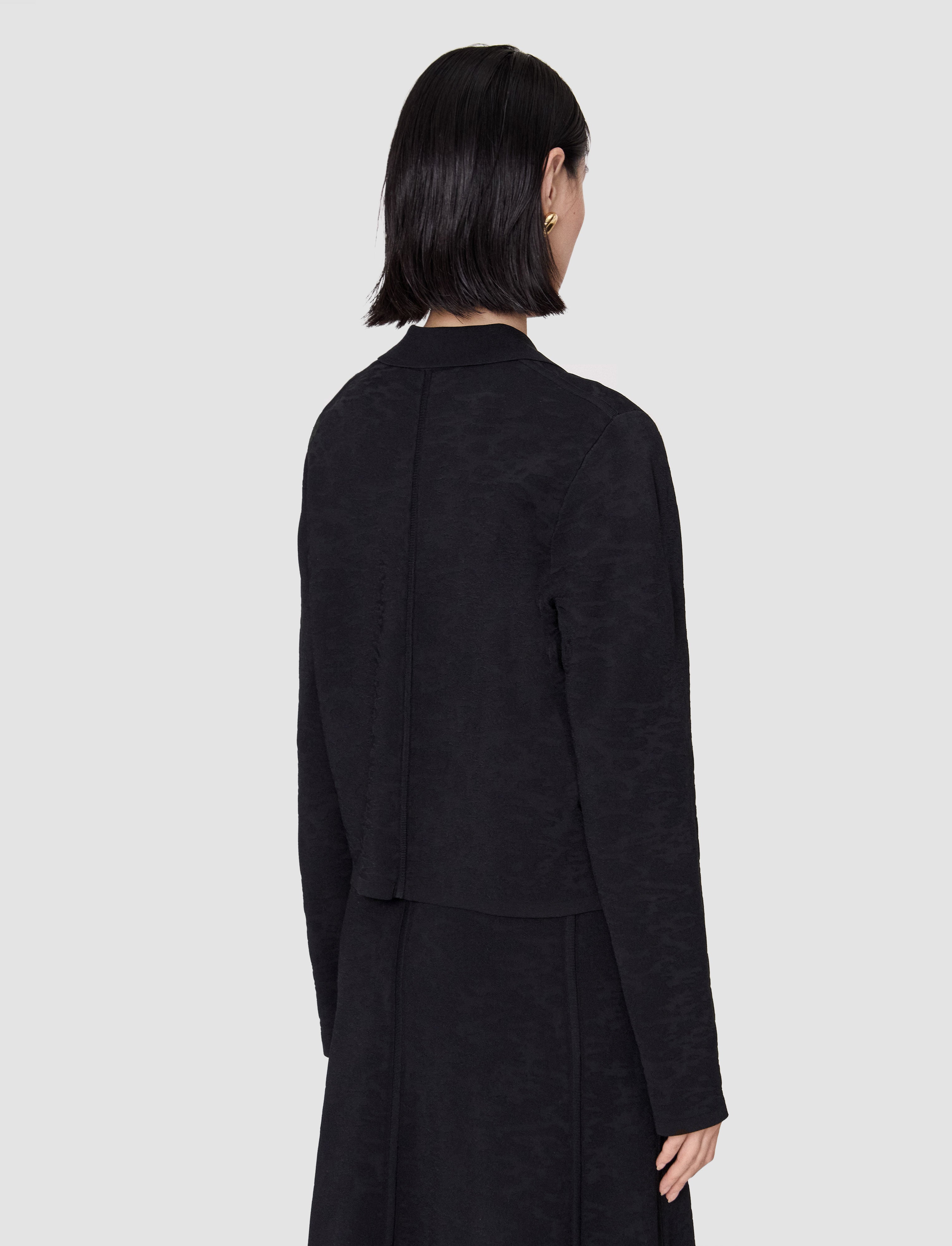 Pilar Leopard Jacquard Milano Jacket - M