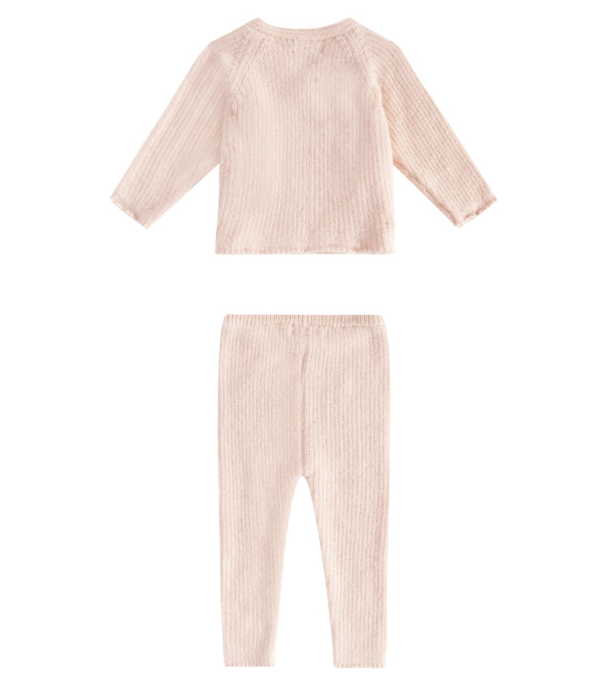 Bonpoint Baby Théva alpaca cardigan and pants set