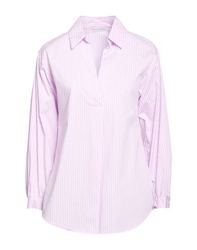 Woman Top Lilac Size 14 Cotton, Polyamide, Elastane