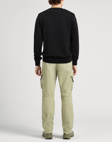 Man Sweatshirt Black Size L Cotton