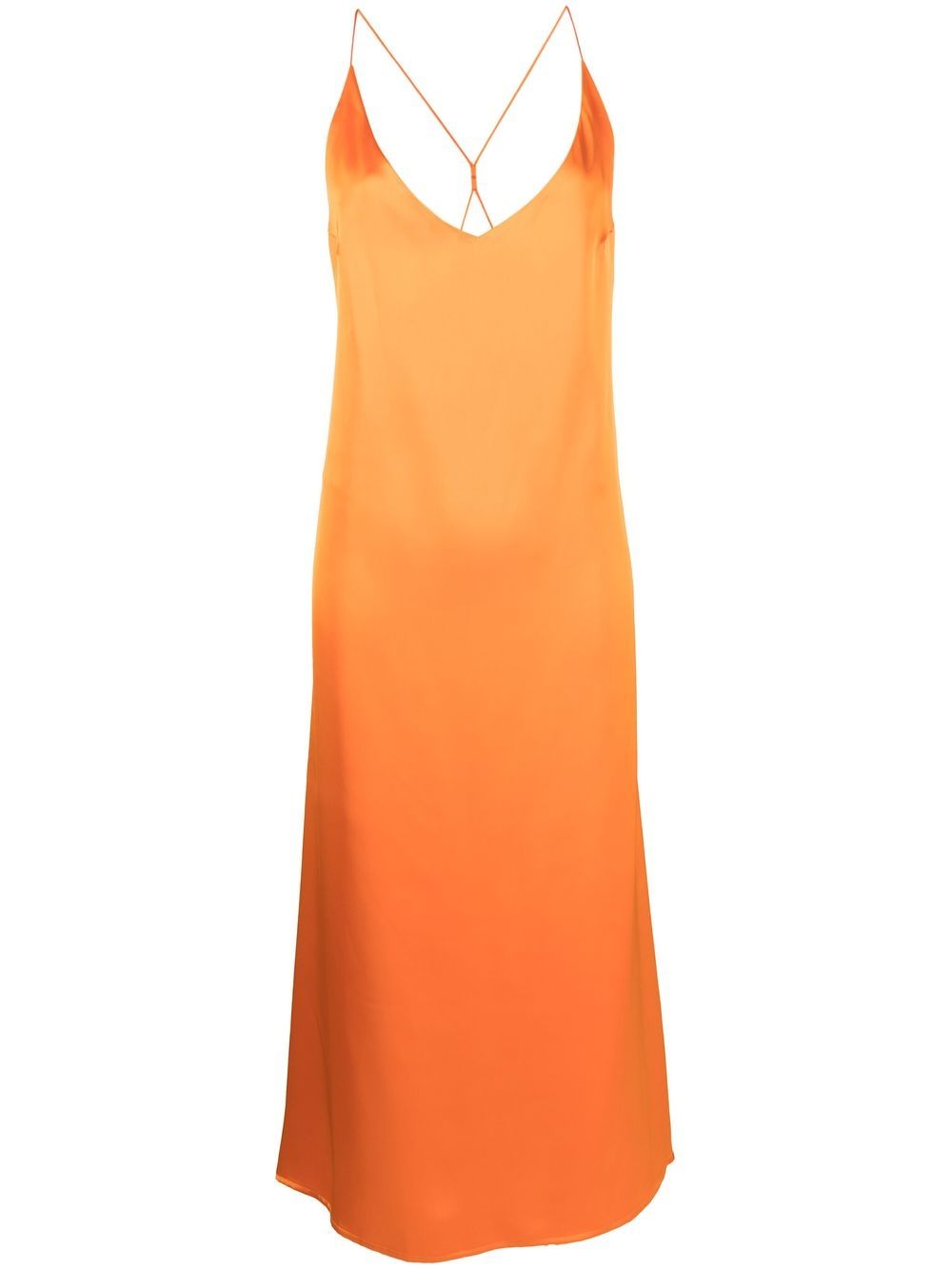 Mara satin slip dress - Pink