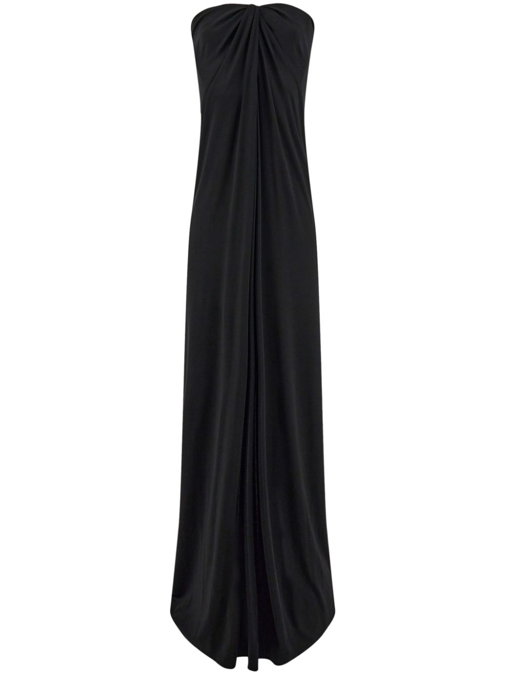 Strapless maxi dress - Black