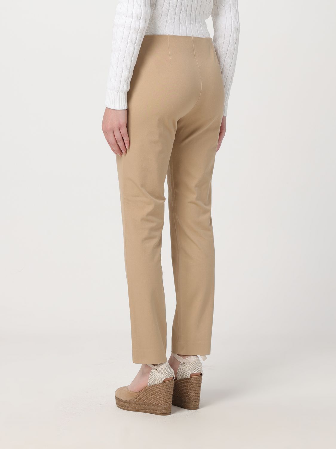 Pants Woman color Beige
