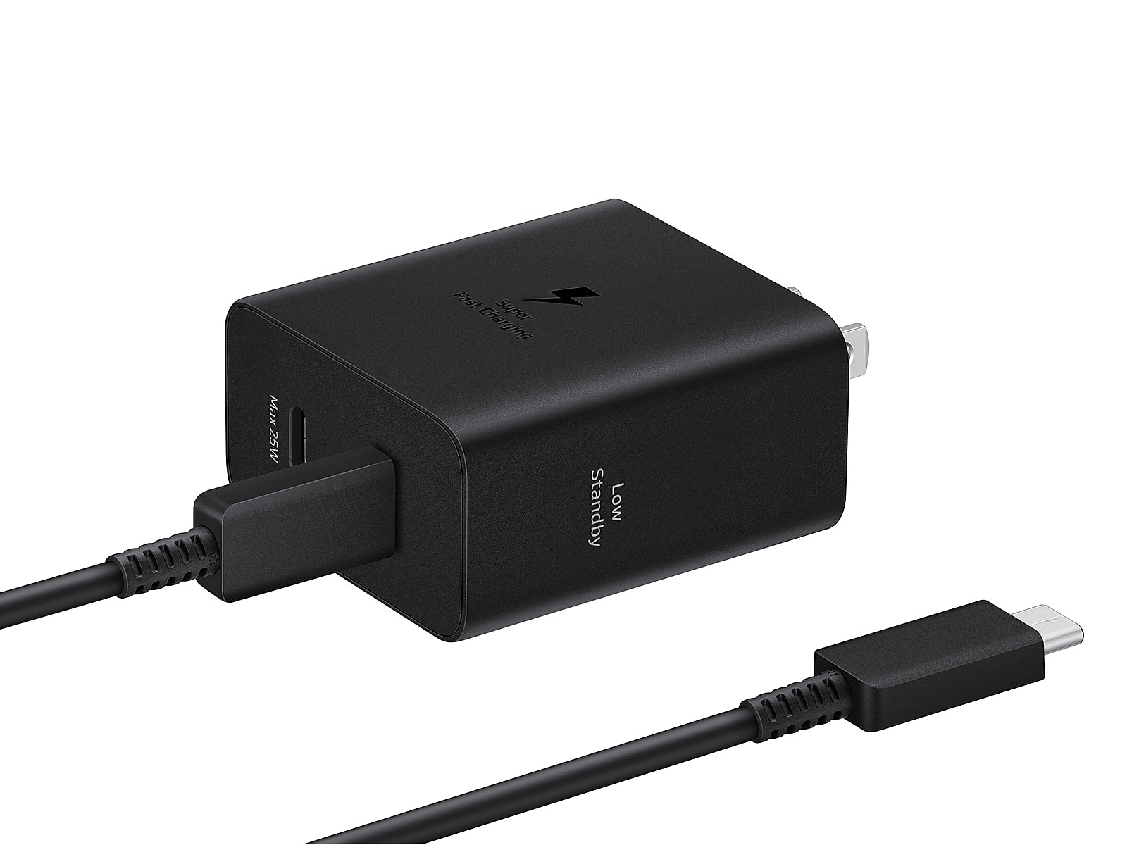 50W PD Duo Power Adapter with 5A USB C Cable in Black(EP-T5020XBEGUS)