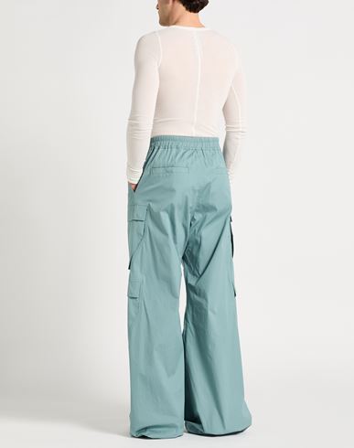 Man Pants Slate blue Size 32 Cotton, Elastane
