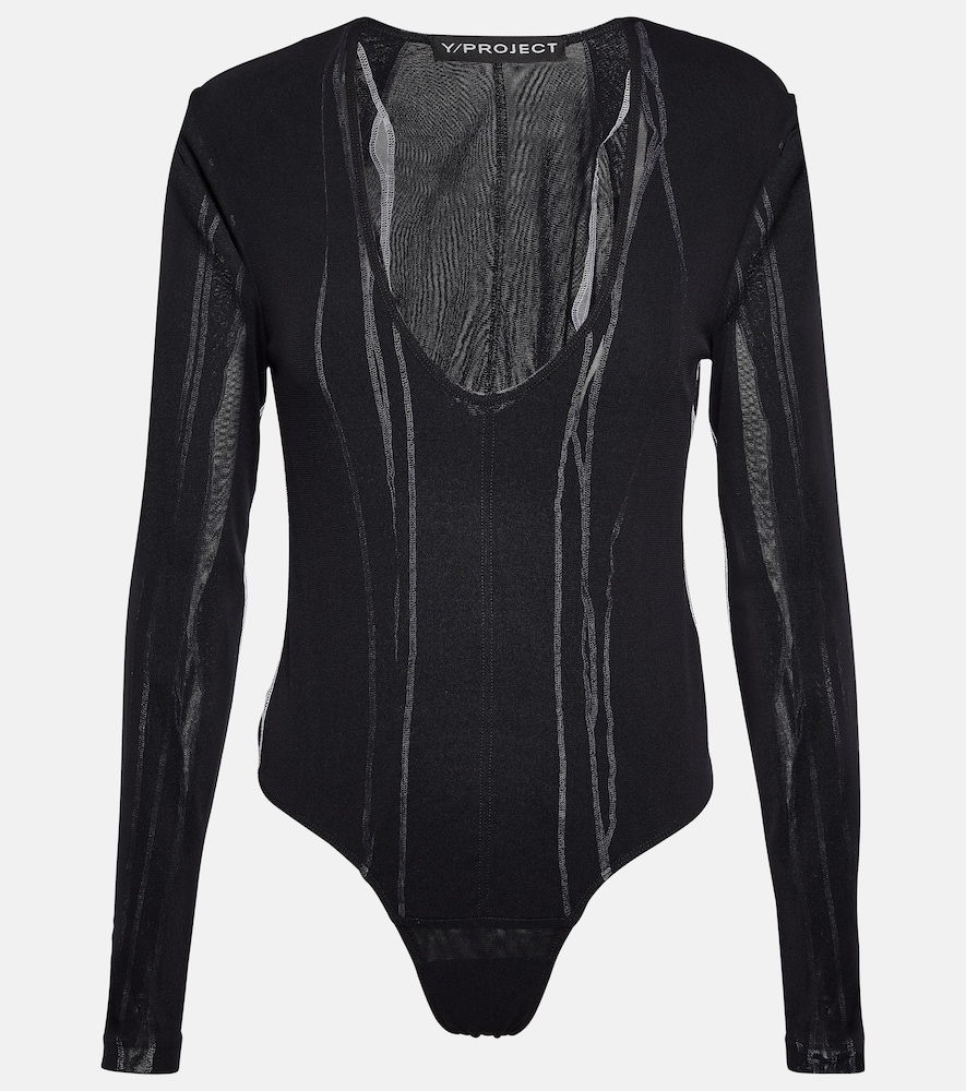 Trimmed bodysuit