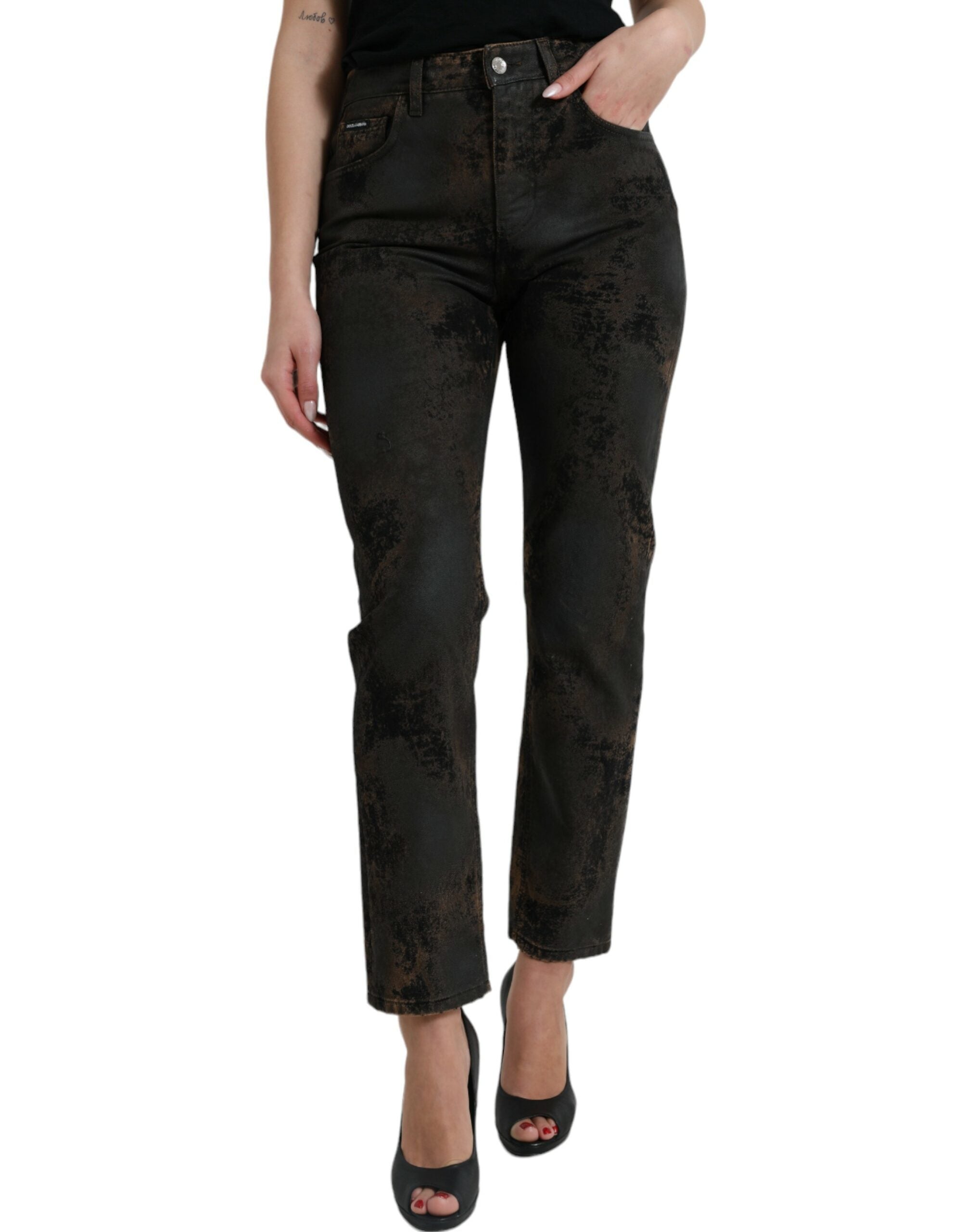 Boyfriend Jeans — Brown
