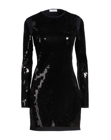 Woman Mini dress Black Size 10 Viscose, Elastane