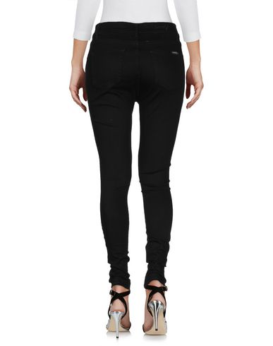 Seven7 Woman Jeans Black Size 25 Cotton, Lycra