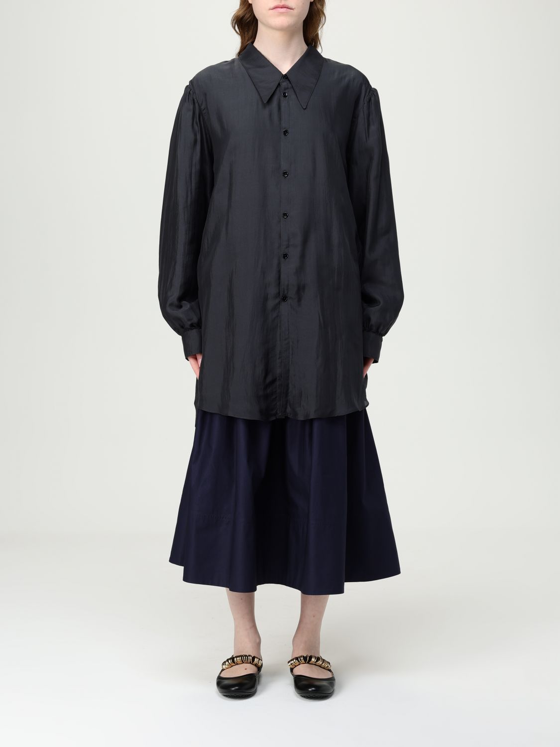 LEMAIRE chiffon shirt - Neutrals