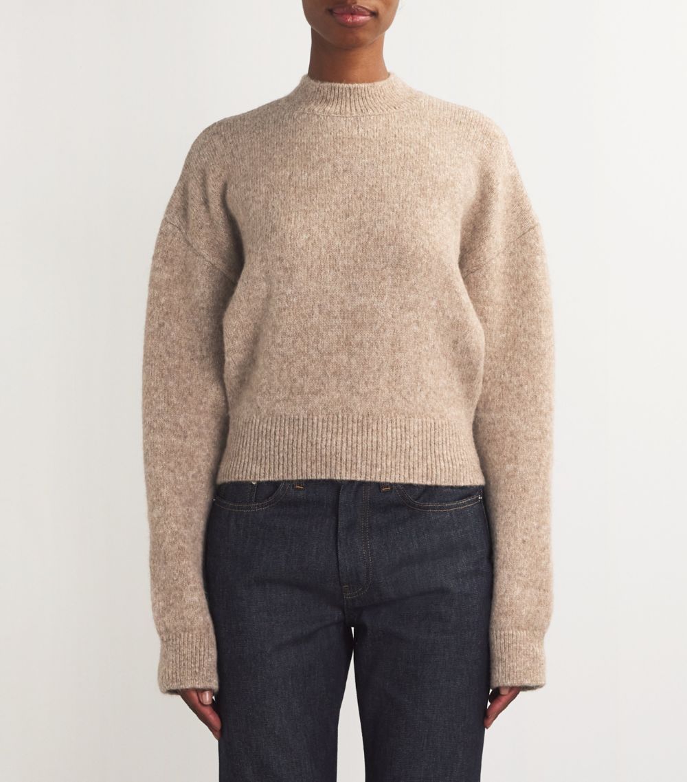 Alpaca Wool-Blend Sweater