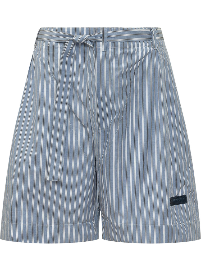 Light Blue Stripes Shorts