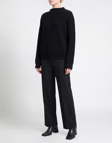 Woman Turtleneck Black Size M Virgin Wool