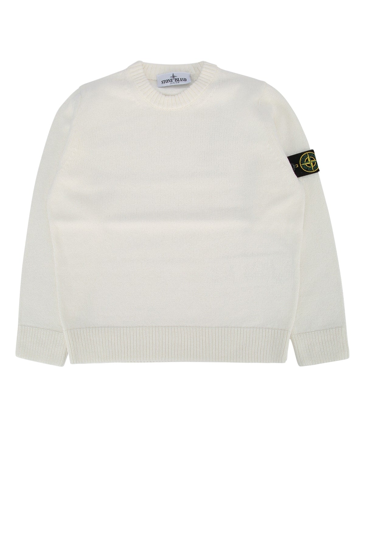 Neck Sweater — White