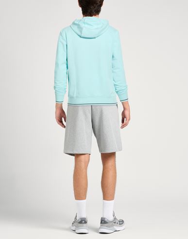 Man Sweatshirt Turquoise Size S Cotton, Elastane
