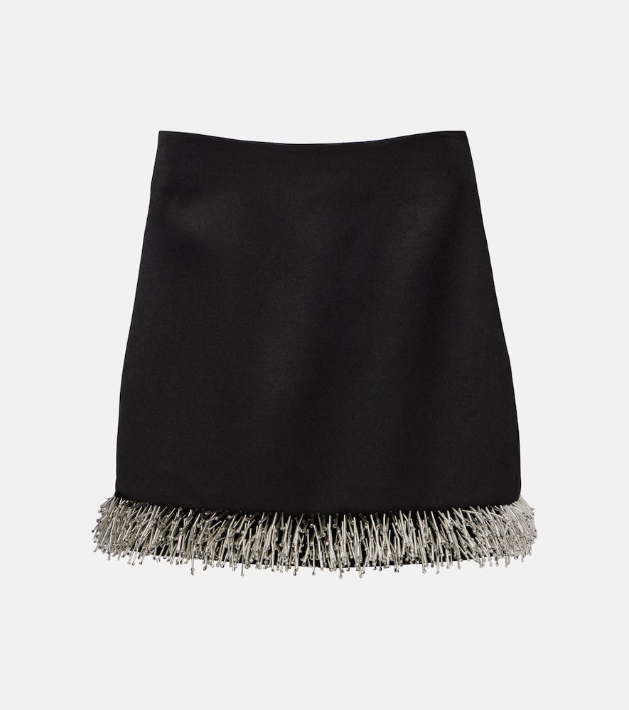 Dua embellished miniskirt