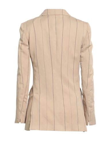 Woman Blazer Beige Size 4 Viscose, Polyester