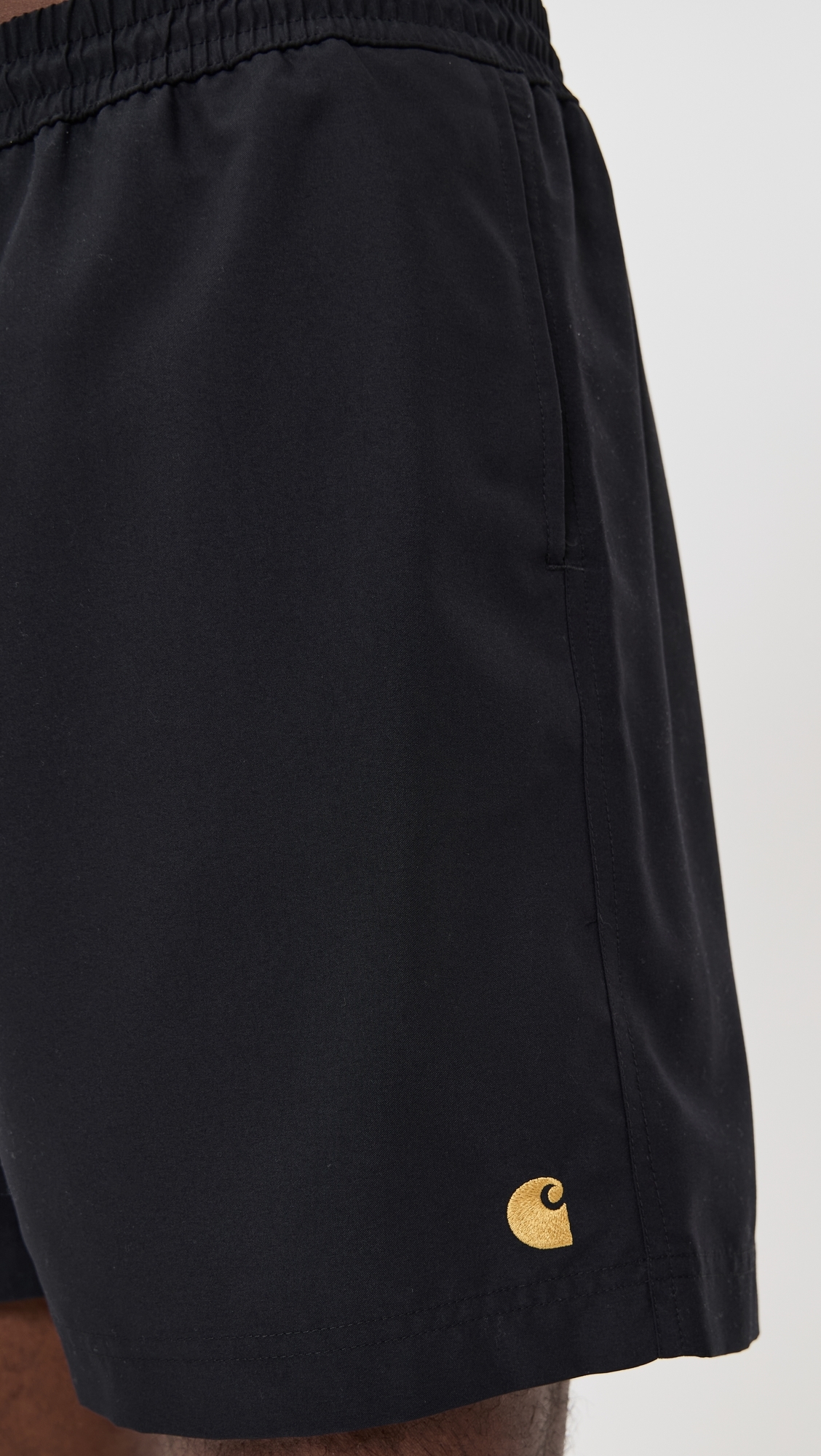 Carhartt WIP Chase Swim Trunks 5.5 Black / Gold
