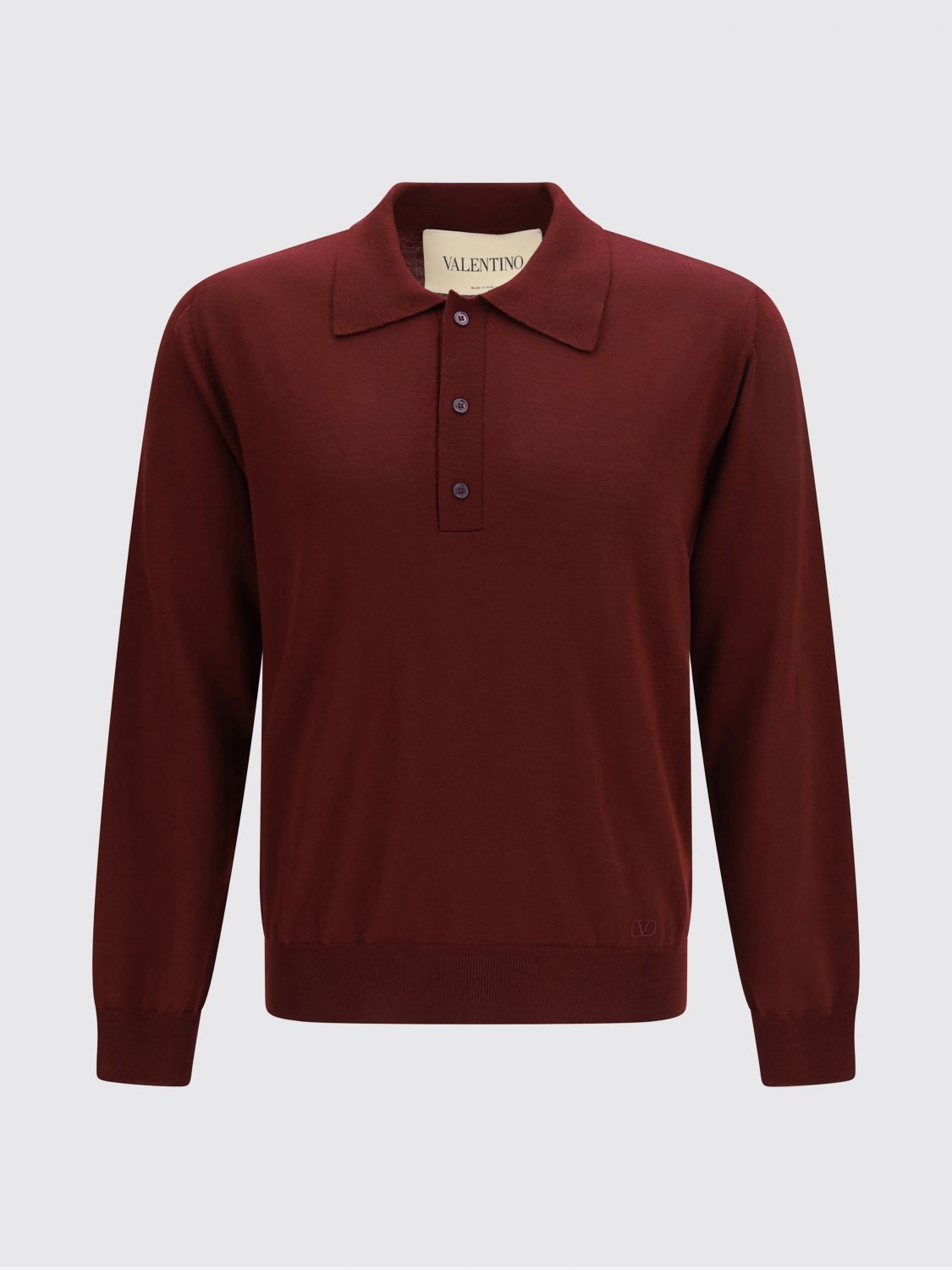 Polo Shirt Men color Burgundy