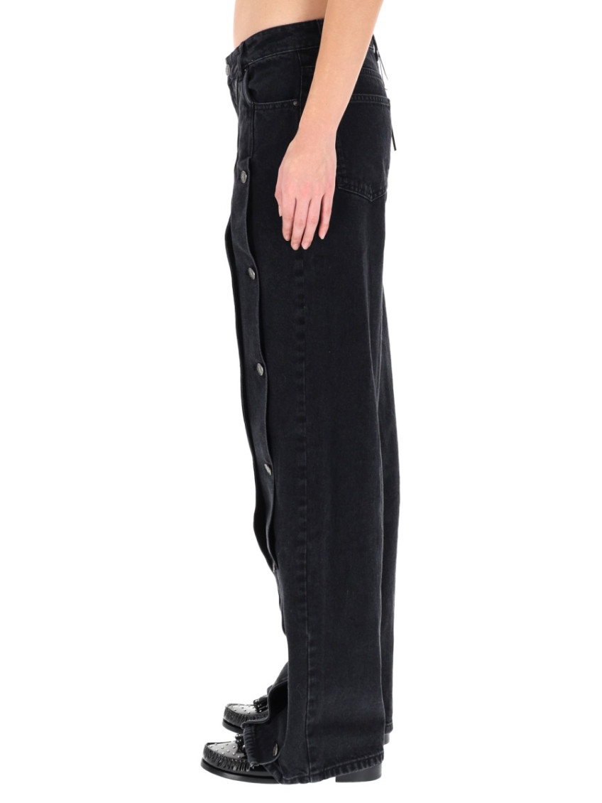 Black Relaxed High Rise Jeans