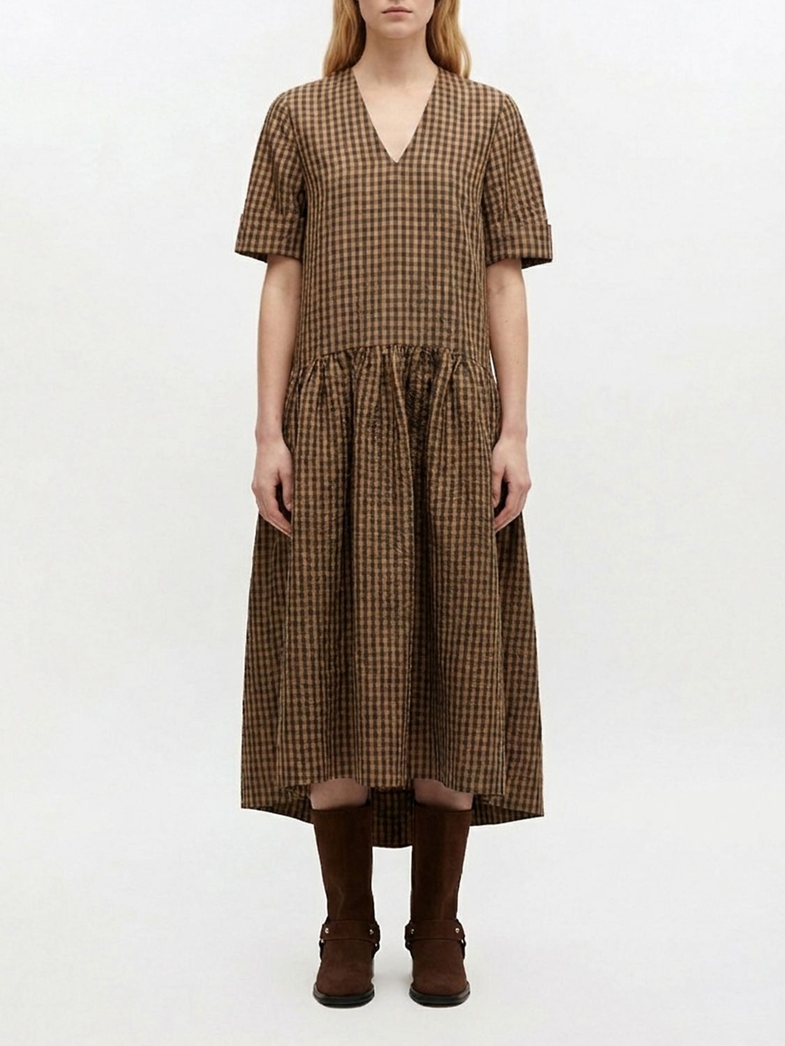 Dress Woman color Brown