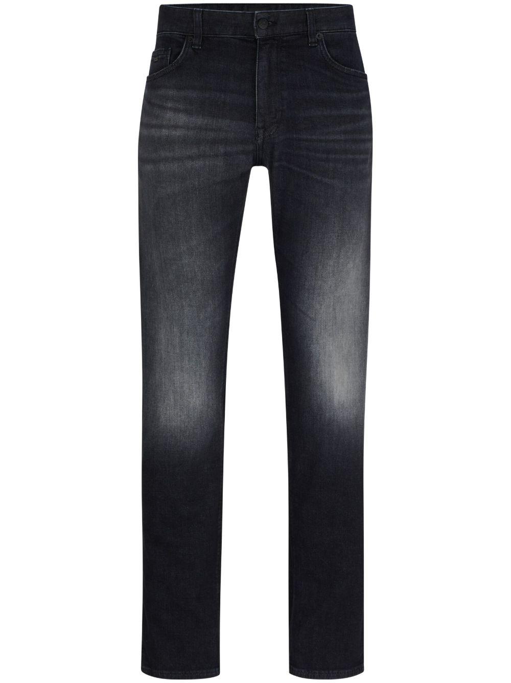 BOSS stonewashed slim-fit jeans - Black