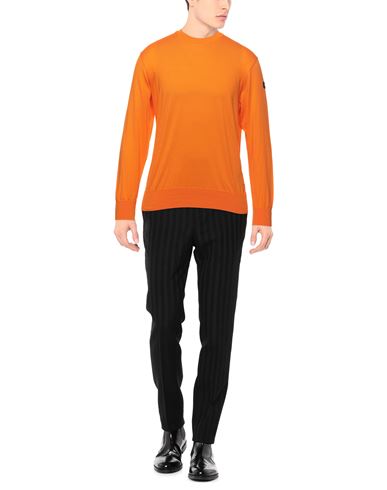 Man Sweater Orange Size M Organic cotton
