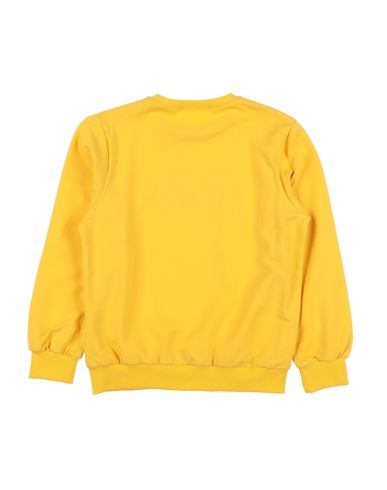 Kid Girl Sweatshirt Yellow Size 12 Cotton, Elastane