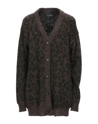 Woman Cardigan Dark brown Size M Acrylic, Mohair wool, Nylon