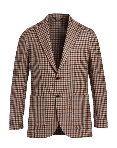Man Blazer Camel Size 40 Wool